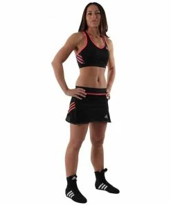 Adidas Womens Training Skort Dress Skirt Climacool Mesh Black ADISWSK02 FUNCTIONAL FITNESS