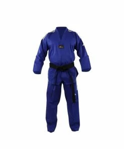MARTIAL ARTS Adidas Junior Taekwondo Dobok Uniform Gi Black Blue Red