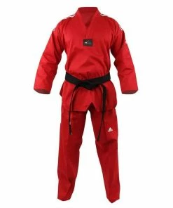 Adidas Taekwondo Senior Dobok Uniform Gi Red Black Blue