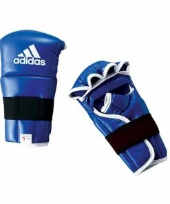 Adidas Cobra Gloves Taekwondo Hapikdo Martial Arts Kick Boxing MMA Red / Blue Hand & Forearm Guards