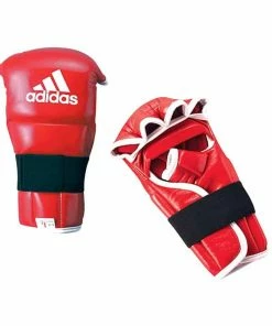 Adidas Cobra Gloves Taekwondo Hapikdo Martial Arts Kick Boxing MMA Red / Blue Hand & Forearm Guards