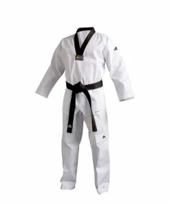 Adidas Taekwondo Uniform Gi Dobok Adichamp III Black V Climacool MARTIAL ARTS
