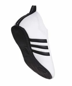 Martial Arts Shoes Adidas CONTESTANT-PRO WHITE W/ Black Stripes Martial Arts Shoe Lightweight Flexible 18 Martial Arts Shoes Adidas CONTESTANT-PRO WHITE W/ Black Stripes Martial Arts Shoe Lightweight Flexible