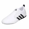 Martial Arts Shoes Adidas CONTESTANT-PRO WHITE W/ Black Stripes Martial Arts Shoe Lightweight Flexible