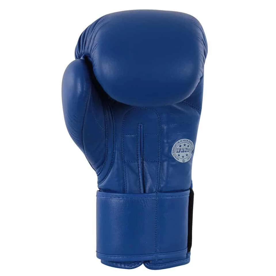 BOXING / MUAY THAI / MMA Adidas WAKO Approved Kickboxing Competition Gloves 10oz Blue/Red Leather 5 BOXING / MUAY THAI / MMA Adidas WAKO Approved Kickboxing Competition Gloves 10oz Blue/Red Leather