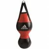 BOXING / MUAY THAI / MMA Adidas Double End Punching Bag 33x82cm Black/Red/White Gym Equipment ADXBAC28