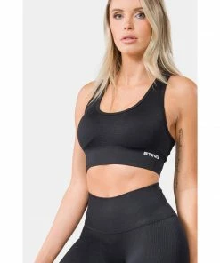Sting Allure Seamless Womens Sports Bra - Black