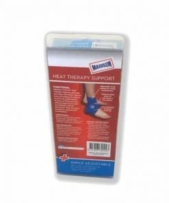 FUNCTIONAL FITNESS Madison Adjustable Ankle Heat Therapy - Blue