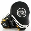 BOXING / MUAY THAI / MMA Punch Armadillo Safety Focus Pads Lightweight PAIR - Black