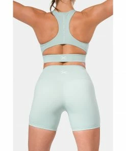 Sting Aurora Coral Womens Bike Shorts - Mint Green
