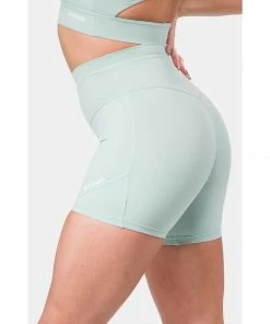 Sting Aurora Coral Womens Bike Shorts - Mint Green