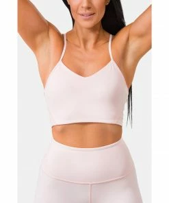 Sting Aurora Coral Infinity Womens Sports Bra - Pink
