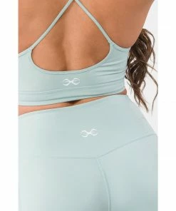 Sting Aurora Coral Womens Leggings - Mint Green