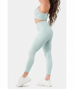 Sting Aurora Coral Womens Leggings - Mint Green
