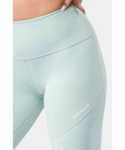 Sting Aurora Coral Womens Leggings - Mint Green
