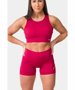 Sting Aurora Envy Womens Bike Shorts - Burgundy