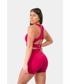 Sting Aurora Envy Womens Bike Shorts - Burgundy