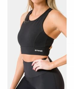 Sting Aurora Envy Impact Womens Sports Bra - Black