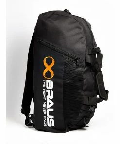 Braus 2 In 1 Fight Jiu Jitsu Convertible Gear Bag Backpack - Black BOXING / MUAY THAI / MMA