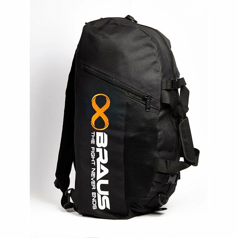 Braus 2 In 1 Fight Jiu Jitsu Convertible Gear Bag Backpack - Black BOXING / MUAY THAI / MMA 4 Braus 2 In 1 Fight Jiu Jitsu Convertible Gear Bag Backpack - Black BOXING / MUAY THAI / MMA