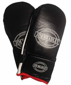 BOXING / MUAY THAI / MMA Jim Bradley Leather Boxing Bag Gloves / Mitts