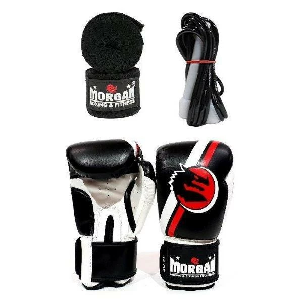 Morgan Classic Pack Training Pack Cardio Gloves Skipping Rope Hand Wraps 4 Morgan Classic Pack Training Pack Cardio Gloves Skipping Rope Hand Wraps