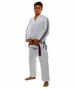 Adidas BJJ Brazilian Jiu Jitsu Contest WHITE Gi Uniform + FREE Adidas Carry Bag
