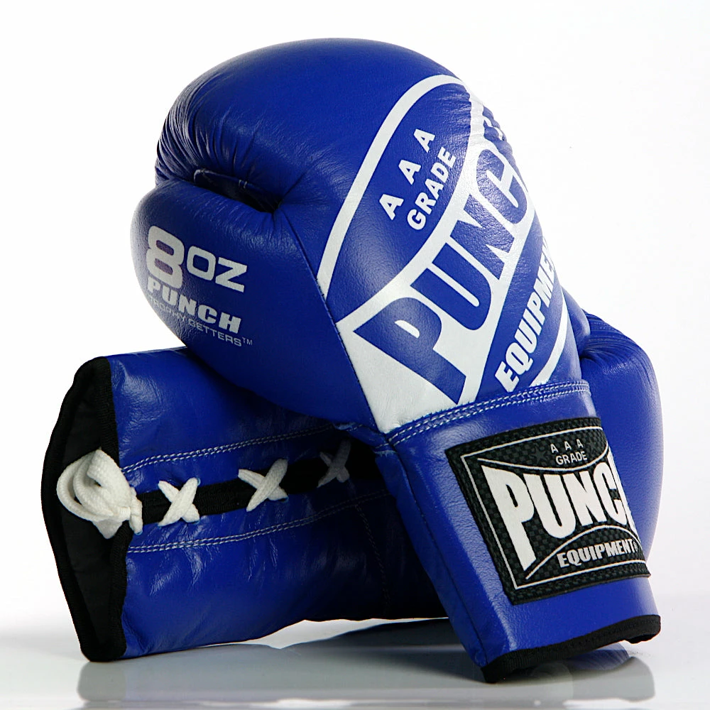 BOXING / MUAY THAI / MMA PUNCH Competition Boxing Lace Up TROPHY GETTERS Boxing Gloves 7 BOXING / MUAY THAI / MMA PUNCH Competition Boxing Lace Up TROPHY GETTERS Boxing Gloves