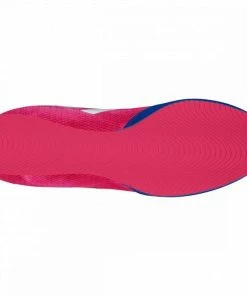BOXING / MUAY THAI / MMA Adidas Box Hog Plus Boxing Shoes Boots Blue & Pink Lace Up