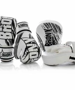 PUNCH Bronx Boxing Combo Pack Set 12oz Boxing Gloves + Focus Pads