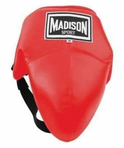 Madison Abdominal Protector - Red Boxing