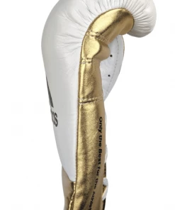 Adidas Speed 750 Adistar Pro Fight Boxing Gloves - White Metallic Gold – 10oz 10 Adidas Speed 750 Adistar Pro Fight Boxing Gloves - White Metallic Gold – 10oz