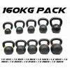 Morgan Cast Iron Kettlebell Pack 160Kg Full Set Commercial Grade CF-24 FUNCTIONAL FITNESS