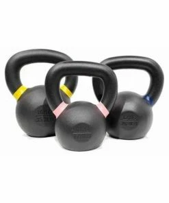 Morgan Cast Iron Kettlebell 3 Pack 8kg 12kg 16kg Gym Equipment CF-24-3PCS PACK FUNCTIONAL FITNESS