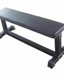 Morgan Heavy Duty Flat Professional Weightlifting Workout Bench Commercial Grade