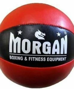 FUNCTIONAL FITNESS Morgan Leather Medicine Ball 2/3/5/7/9/10kg Workout Training Equipment D-3