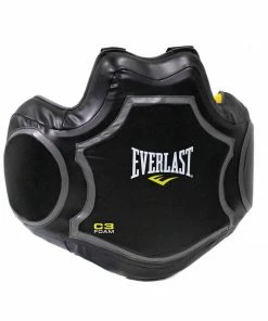Everlast C3 Chest Protector Coachs Vest Guard - Black BOXING / MUAY THAI / MMA