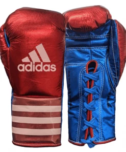 BOXING / MUAY THAI / MMA Adidas Speed 750 Adistar Pro Fight Boxing Gloves - RED BLUE – 10oz