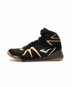 BOXING / MUAY THAI / MMA Everlast Pivt Mens Boxing Boots Shoes - Black / Gold