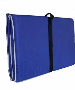 Mani Tri-fold Folding Exercise Mat 1800mmx900x50mm - Blue