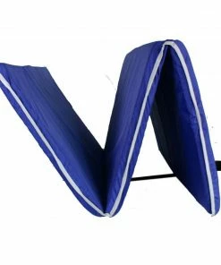 Mani Tri-fold Folding Exercise Mat 1800mmx900x50mm - Blue
