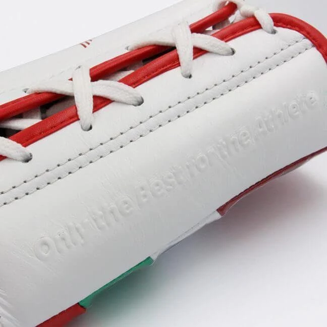 BOXING / MUAY THAI / MMA Adidas Adispeed Lace Up Pro Boxing Gloves - Red White Green 5 BOXING / MUAY THAI / MMA Adidas Adispeed Lace Up Pro Boxing Gloves - Red White Green