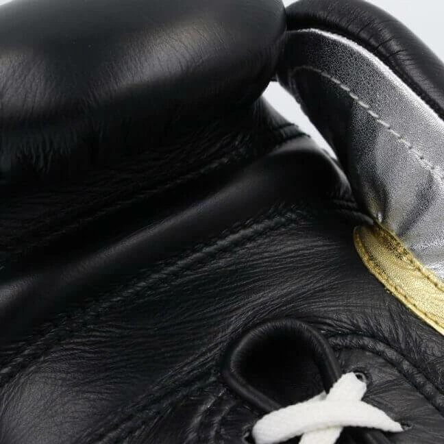 Adidas Adipower Pro Lace-up Boxing Gloves - Black Gold BOXING / MUAY THAI / MMA 7 Adidas Adipower Pro Lace-up Boxing Gloves - Black Gold BOXING / MUAY THAI / MMA