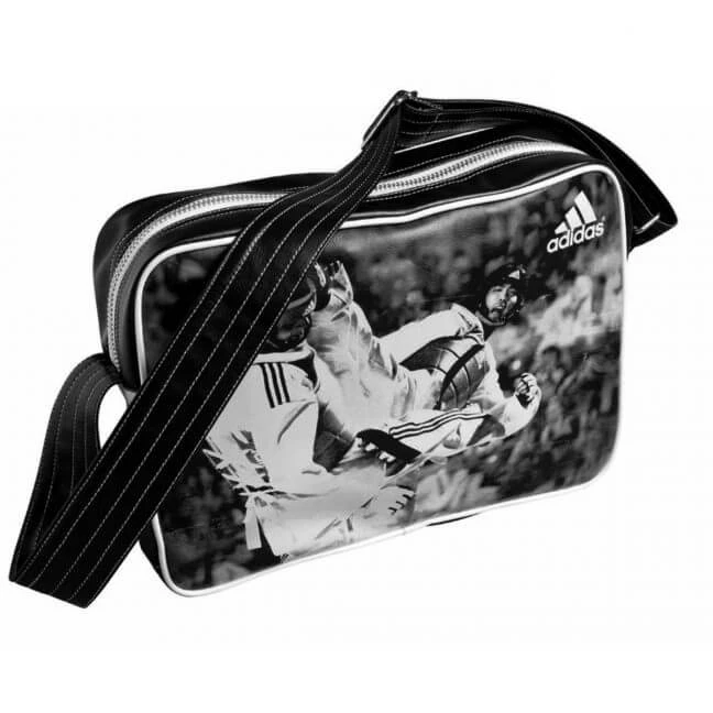 Adidas 111 BJJ Shoulder Bag Graphic Design Black & White BOXING / MUAY THAI / MMA 3 Adidas 111 BJJ Shoulder Bag Graphic Design Black & White BOXING / MUAY THAI / MMA