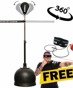 BOXING / MUAY THAI / MMA Punch Cobra Haymaker Reflex Adjustable Free Standing Boxing Bag