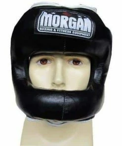 Morgan Nose Protector Leather Sparring Head Guard Chin Cheek Boxing [S/M/L/XL] BOXING / MUAY THAI / MMA