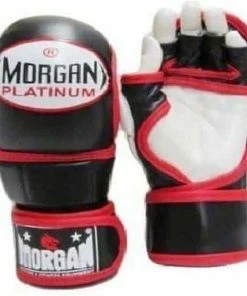 Morgan V2 Platinum Shuto MMA Leather Sparring Gloves