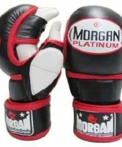 Morgan V2 Platinum Shuto MMA Leather Sparring Gloves