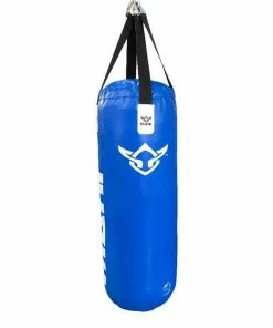 Mani Punching Bag 3ft - Filled Deluxe Heavy - Blue BOXING / MUAY THAI / MMA