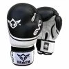 Mani Leather Evo Pro Boxing Gloves Sparring / Training - Black & White BOXING / MUAY THAI / MMA 2 Mani Leather Evo Pro Boxing Gloves Sparring / Training - Black & White BOXING / MUAY THAI / MMA